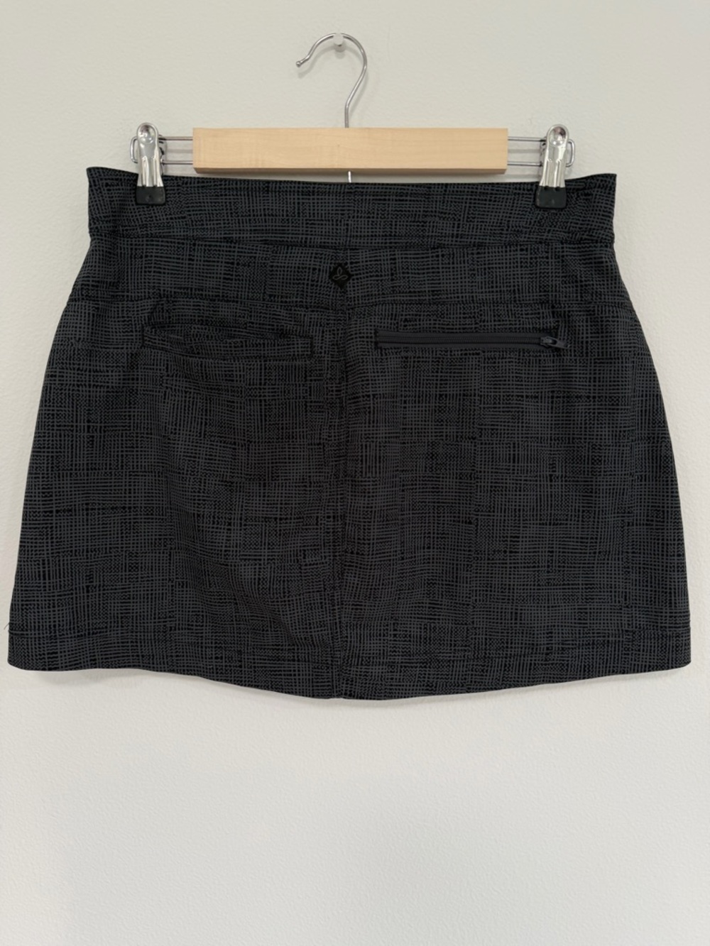 Prana Mini Skort in Black and Gray - Picture 6 of 8